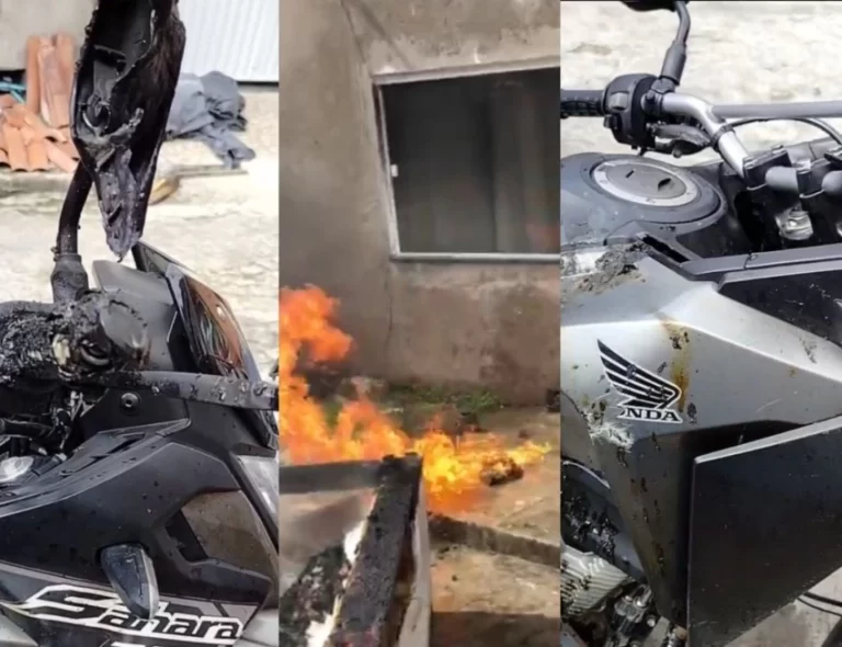 APÓS BRIGA: Homem incendeia casa e moto de mulher em Santo Antônio de Jesus