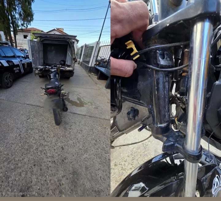 Homem é flagrado com moto adulterada na zona rural de Jânio Quadros