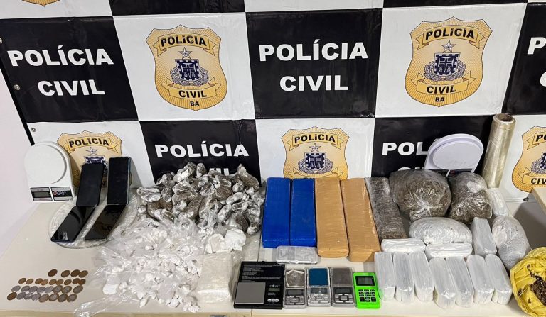 Homem é preso com grande quantidade de drogas em Feira de Santana