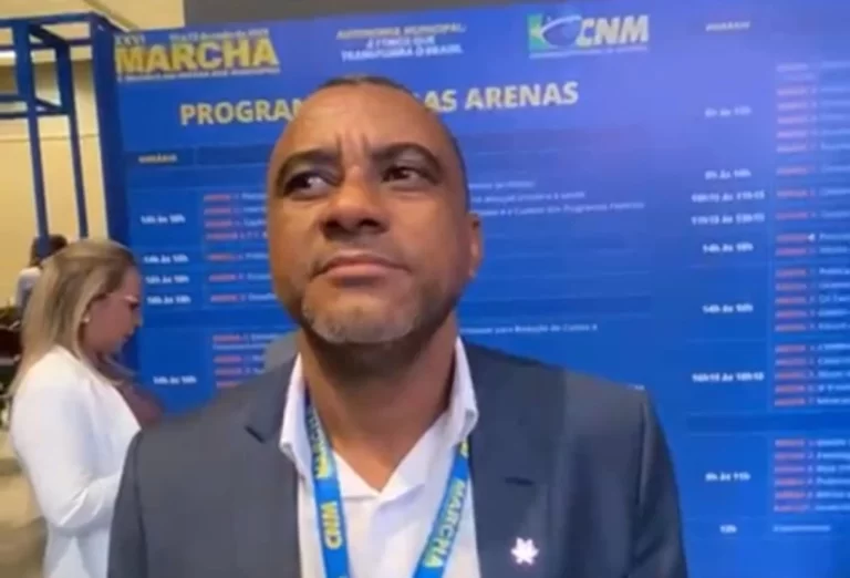 Del Soares destaca busca por autonomia e tecnologia para Simões Filho durante Marcha dos Prefeitos em Brasília