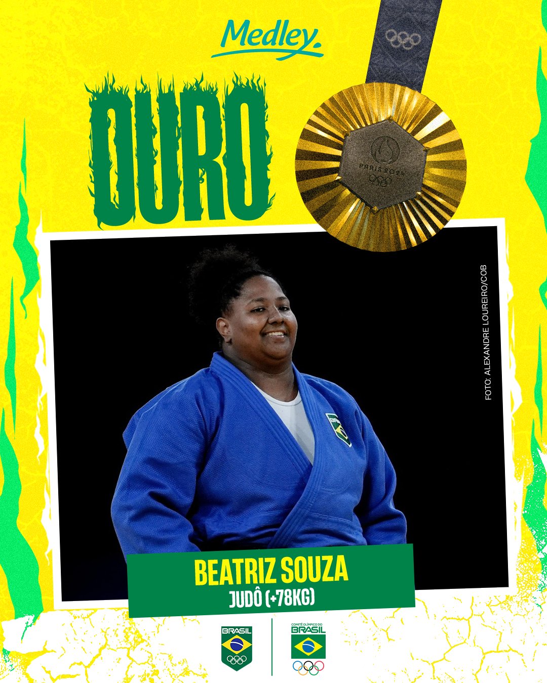VALEU BIA!!!! Judoca conquista o primeiro Ouro do Brasil 1 - VALEU BIA!!!! Judoca conquista o primeiro Ouro do Brasil