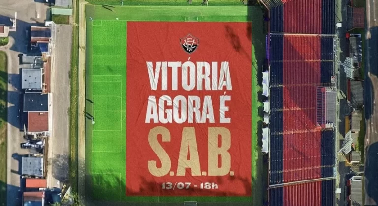 Vitória anuncia campanha “S.A.B.” e torcedores ironizam: “Sofrimento, Angústia e Série B”