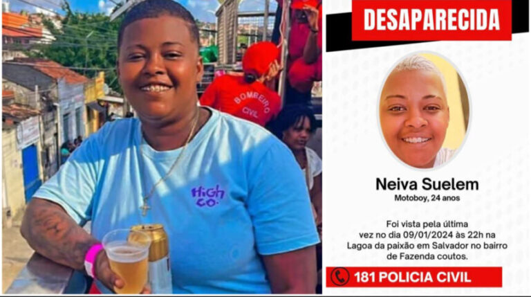 SUELEM MOTOBOY: Mulher some após fazer entrega na Lagoa da Paixão