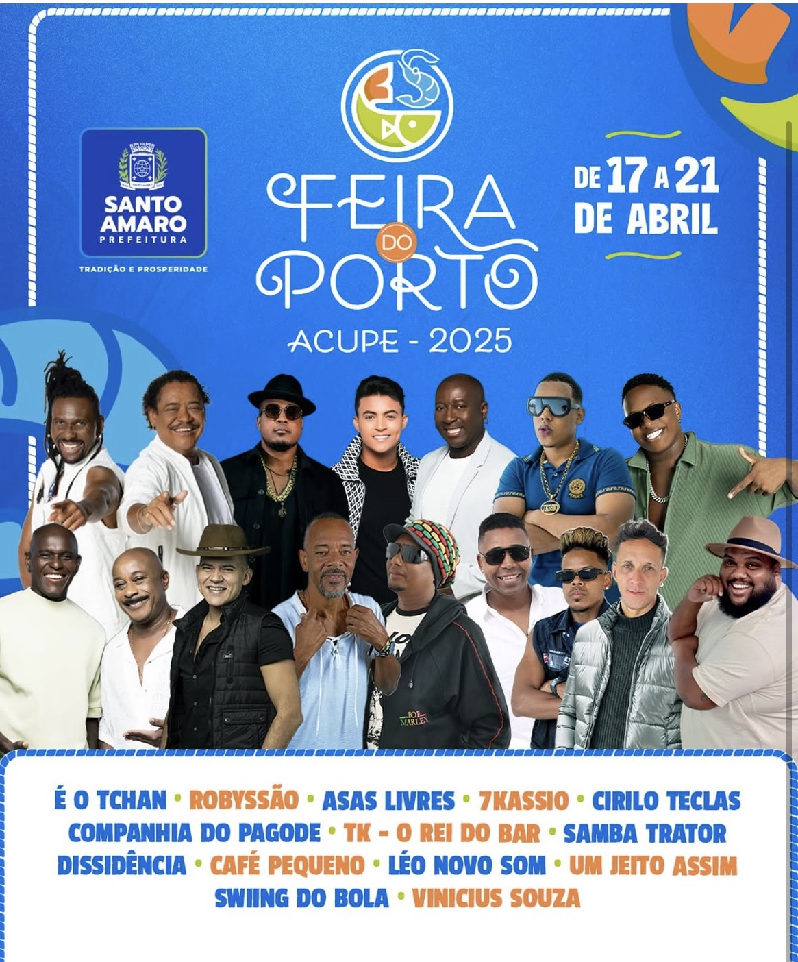 Santo Amaro - Feira do Porto 2025: Prefeitura de Santo Amaro divulga atrações que vão animar o distrito de Acupe