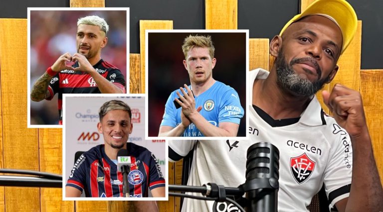 TRÊS SONHOS: Influenciador Obina quer Arrascaeta, De Bruyne e Biel no Vitória