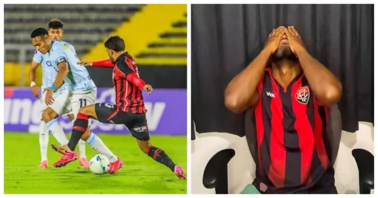 “PELO AMOR DE DEUS, VÉI”: Influenciador do Vitória chora e desabafa após eliminação na Sul-Americana