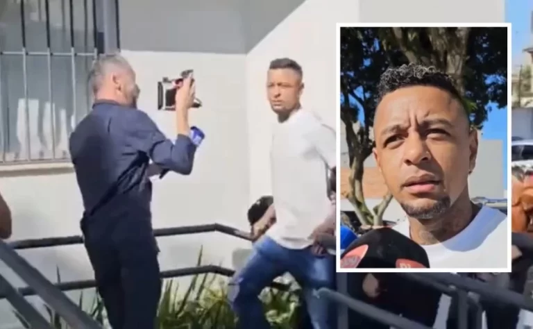 “Não matei ninguém”, diz Iuri Sheik ao chegar no fórum de SAJ