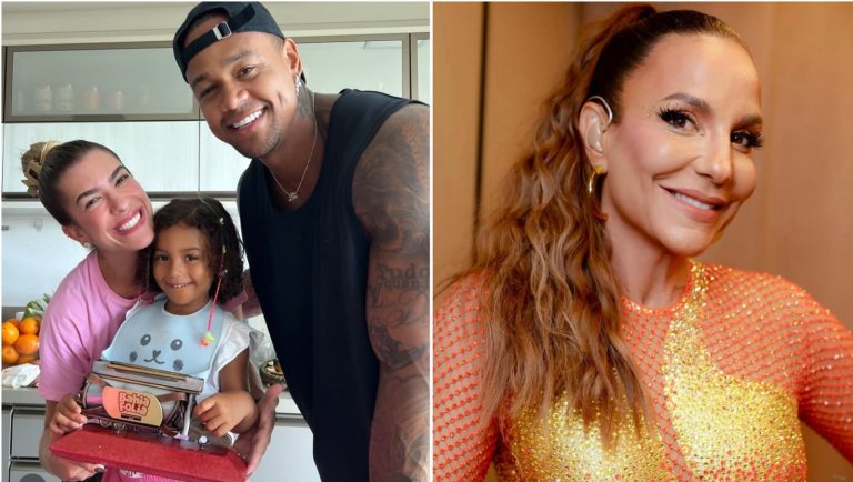 “ESTE PRÊMIO É SEU”: Ivete cumpre promessa e presenteia filha de Leo Santana e Lore com troféu
