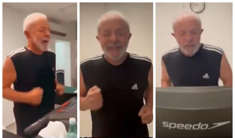 “QUERO VIVER ATÉ OS 120”: Lula corre em esteira e mostra que o cardio está em dia
