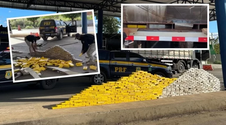 OESTE BAIANO: Mais de R$20 milhões em cocaína localizados em fundo falso de caminhão