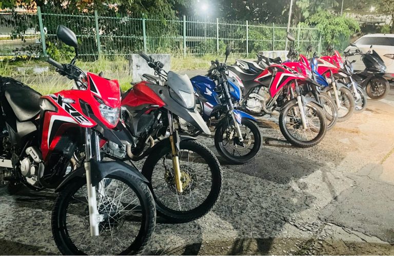 PM recupera oito motos com restrição de roubo em Marechal Rondon e Bom Juá