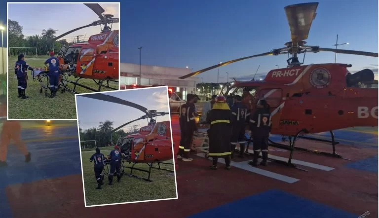 FERIDOS: Professora é resgatada por bombeiros após desabamento de teto em escola na Ilha de Itaparica