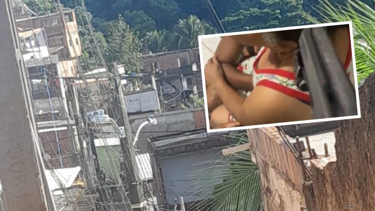 Tiros, live de bandido e família refém no Arenoso