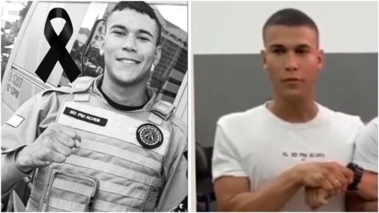 ÚLTIMO ADEUS: Soldado Alves é enterrado em meio a comoção e revolta
