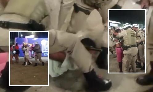 FLAGRANTE: Trio que furtou diversos celulares no Madre Verão é preso pela PM; veja