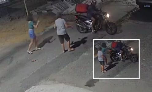 “Eu falei que era assalto”: avó e neta são roubadas por motoqueiro disfarçado de entregador em Mussurunga; veja