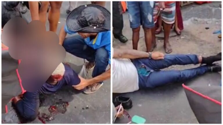 AGORA: Colisão entre motos deixa dois feridos em São Marcos