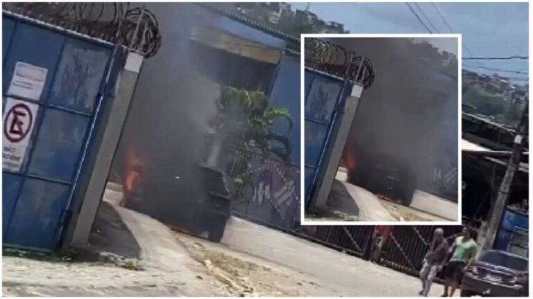 CV incendeia no Lobato carro de empresário que não pagou propina; saiba detalhes