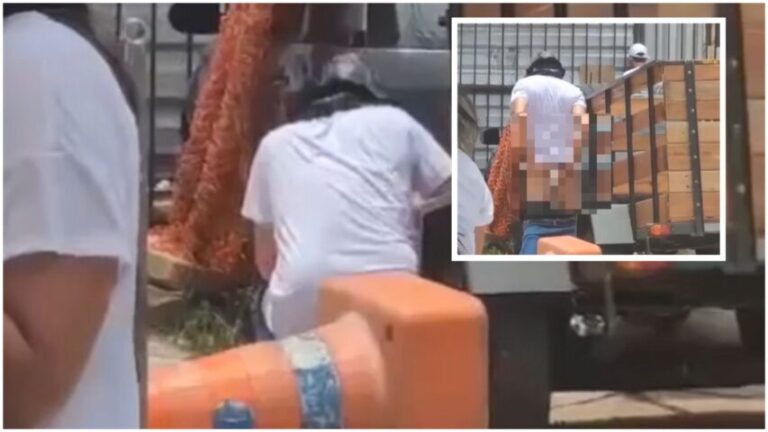 CAGÃO NA LAVAGEM: Homem faz 02 no percurso da festa e causa nojo