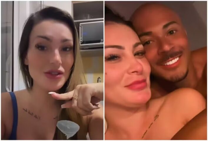 Andressa Urach namora criador de conteúdo adulto e diz ser “corna consciente”