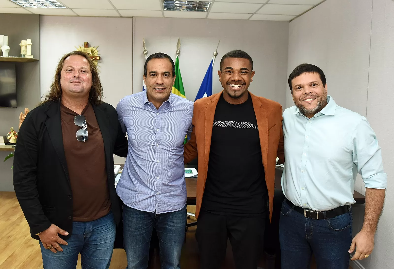 Davi Brito visita a prefeitura de Salvador e bate-papo com Bruno Reis 1 - Davi Brito visita a prefeitura de Salvador e bate-papo com Bruno Reis