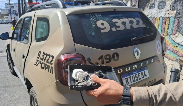 PM desinstala câmera clandestina na Santa Monica