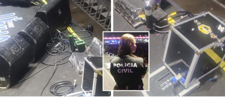 Polícia Civil garante segurança de público e artistas em evento com show pirotécnico