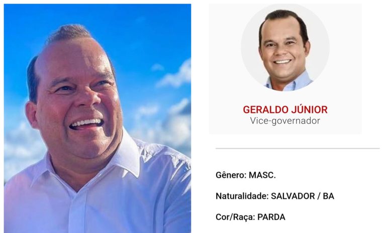 CAMALEÃO, É? Geraldo Júnior ‘muda de cor’ e faz nova autodeclaração