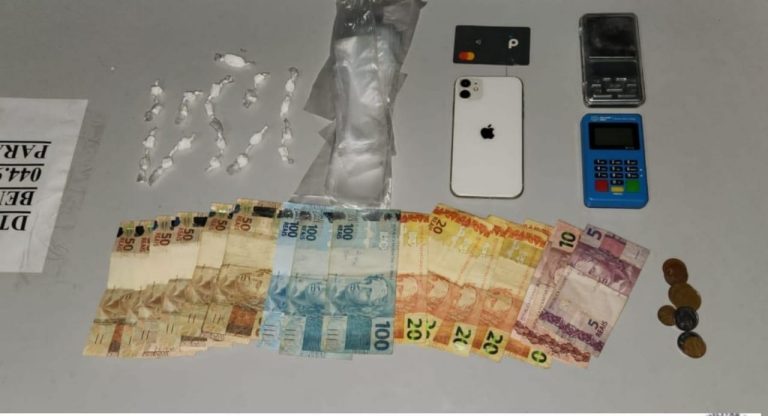 PM prende suspeito de tráfico de drogas em Guanambi