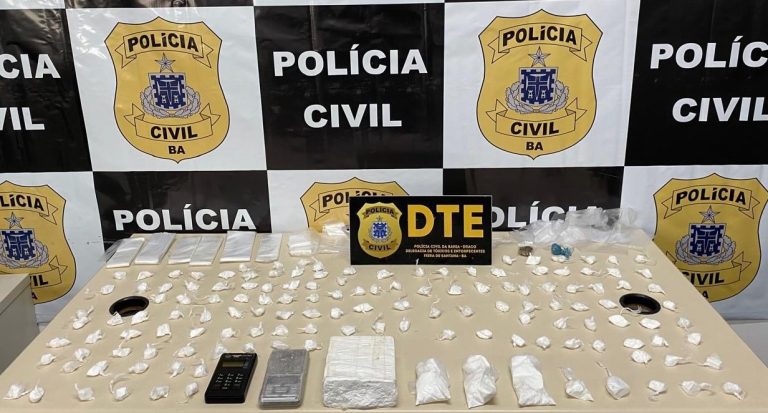 Líder do tráfico é preso em flagrante em Feira de Santana
