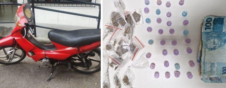 PM apreende dois suspeitos de tráfico no Lobato