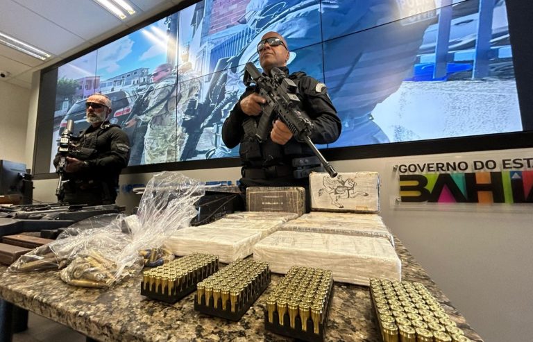 Polícia baiana aumenta em 9% o número de armas de fogo apreendidas