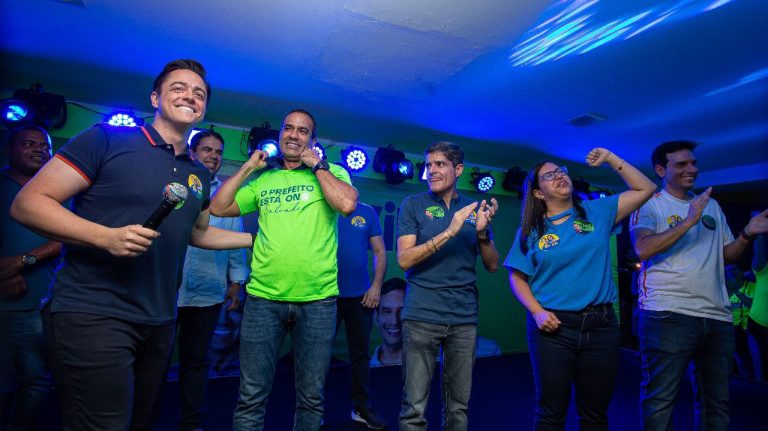 Zilton Netto lança campanha em Salvador com apoio de Leo Prates, Bruno Reis e ACM Neto
