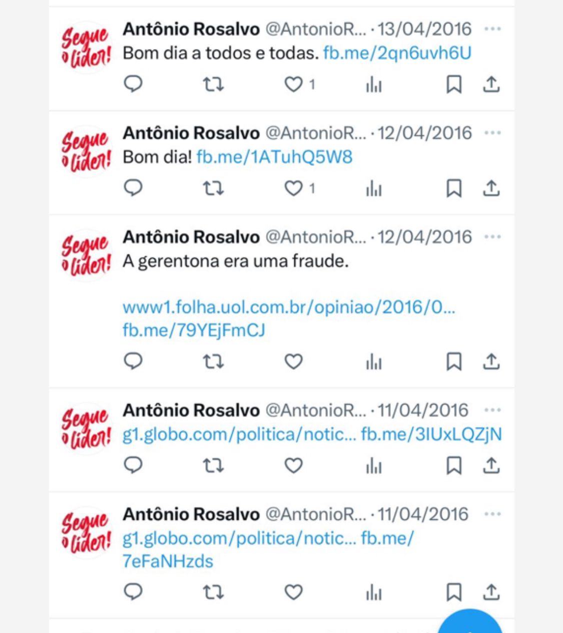 - ROSALVO BOLSOMINION: Candidato do PT em Lauro de Freitas defendeu “fora Dilma”
