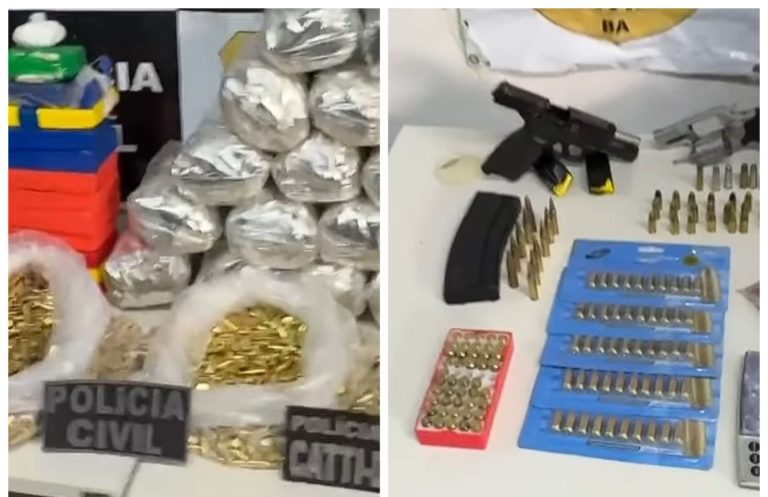 ARMAMENTO PESADO: Bunker do BDM com 6 mil munições e drogas é desarticulado em Irecê