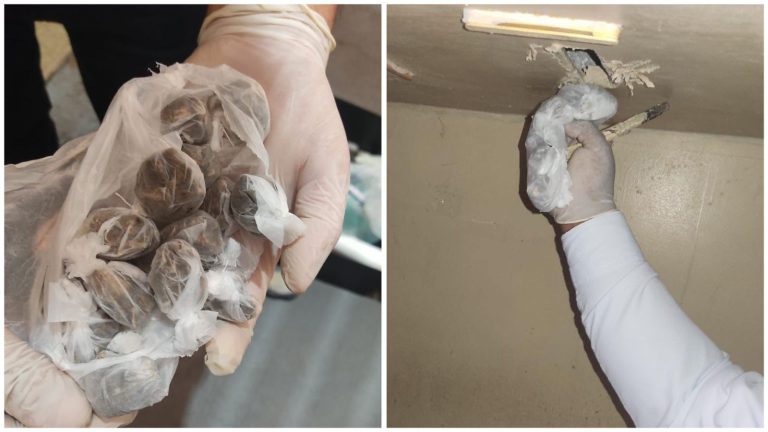 Acusado tem mandado de busca cumprido em presídio e é flagranteado com drogas e celulares.