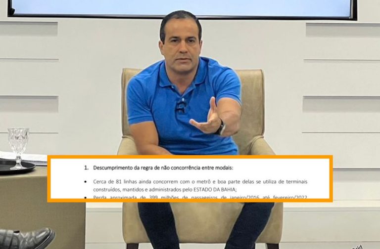 LARGOU O DOCE: Bruno Reis revela ofício do Estado ao MP para obrigar prefeitura a cortar linhas de ônibus