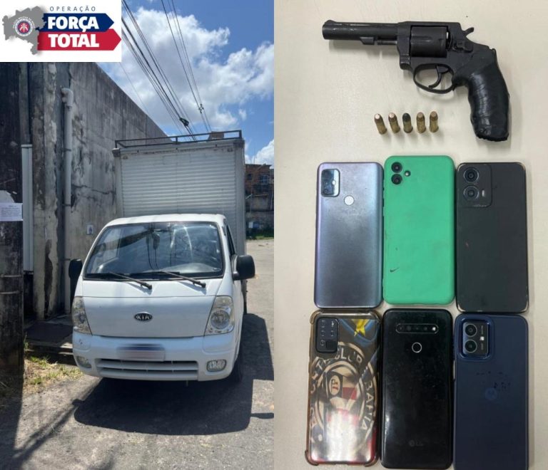 PM prende dupla em posse de arma e apreende veículo roubado