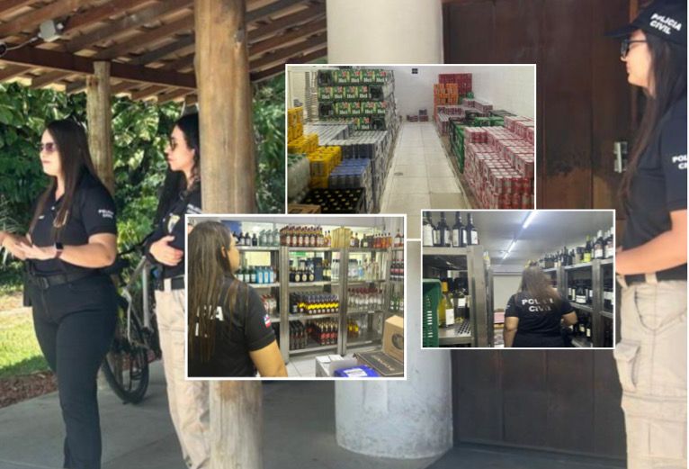 Polícia Civil fiscaliza hotéis em Praia do Forte para verificar o cumprimento das normas de armazenamento de bebidas alcoólicas
