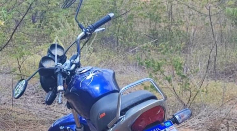 Moto com sinais de adulteração é apreendida pela PM em Xique-Xique