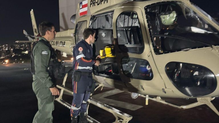 DRAMA NO AR! Criança sofre acidente em Cairu e é resgatada de helicóptero