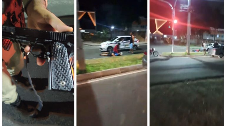 “NÃO PODE BATER MAIS, NÃO?”: Ladrão leva sacode na Avenida Jorge Amado e é salvo pela PM