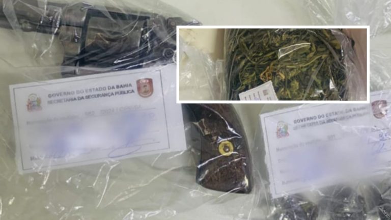CORREU PRA RESIDÊNCIA: Dupla armada tenta fugir da PM e é detida em Irecê