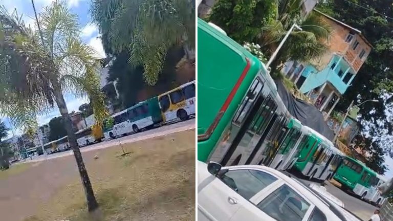 PROTESTO NA LAPA: Rodoviários travam terminal e deixam passageiros no sufoco