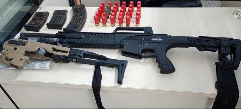 BONDE FUGIU: Polícia Militar apreende espingarda e munições durante diligência em Camaçari