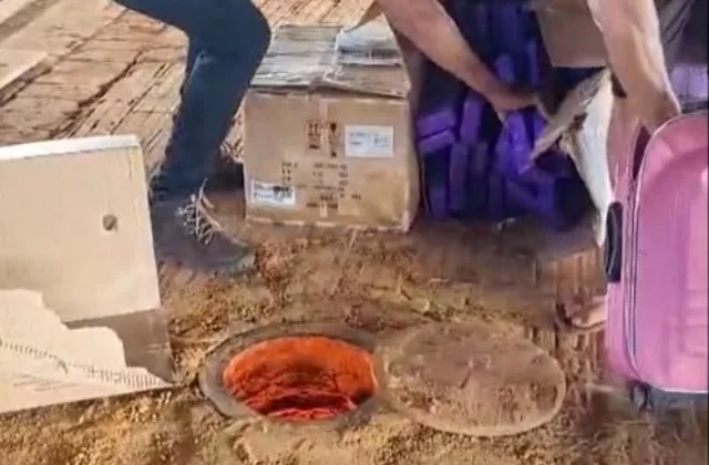 MEIA TONELADA DE DROGAS: Polícia Civil queima material do tráfico no oeste baiano