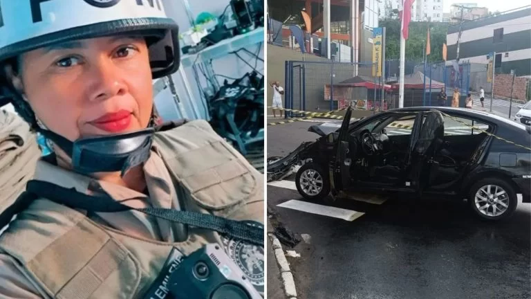 CARRO BATEU NO MURO: Subtenente da PM morre em acidente na Avenida Vasco da Gama