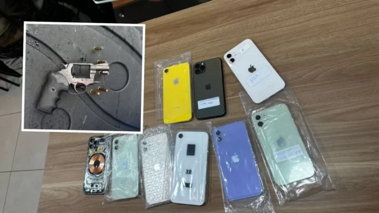 PM impede roubo a loja de celulares no Caminho das Árvores