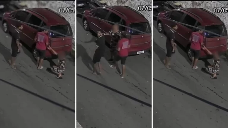 AJOELHADA E EM PÂNICO: motorista implora, mas bandidos levam carro em Itapuã