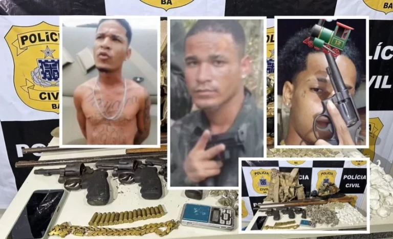 TRÊS CAÍRAM: Líderes do CV não resistem após troca de tiros com a polícia em Ibirapitanga